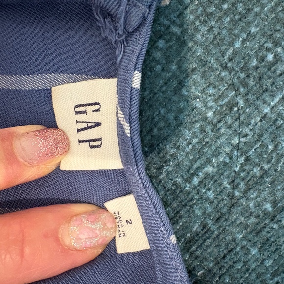 Blue and white Gap women’s jumpsuit - Picture 6 of 7